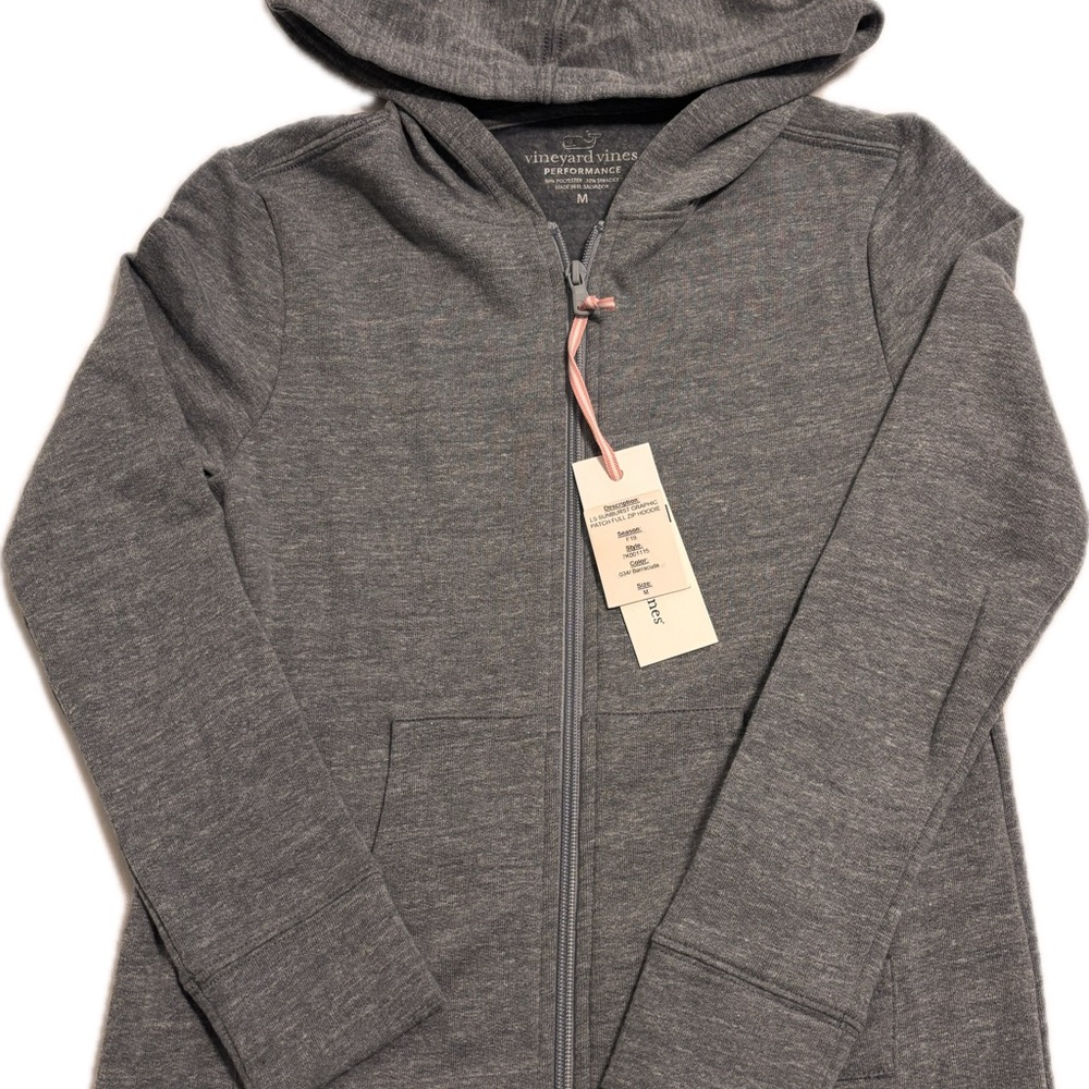 NWT Vineyard Vines Gray Kids Hoodie